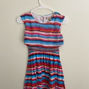SPEECHLESS KIDS GIRLS DRESS RAINBOW COLORFUL